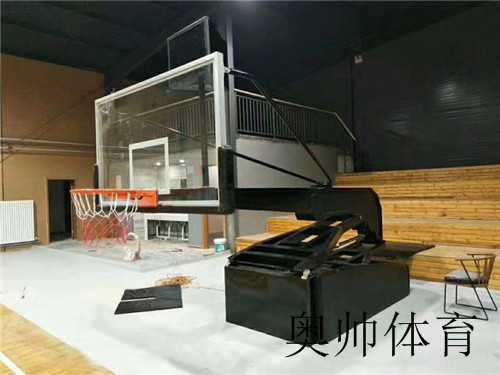 槍式電動(dòng)液壓籃球架